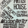 Ornette Coleman Artists' House Melodic Art-Tet Flyer